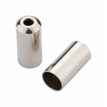 Jagwire Open End Caps Brass Chrome Plated