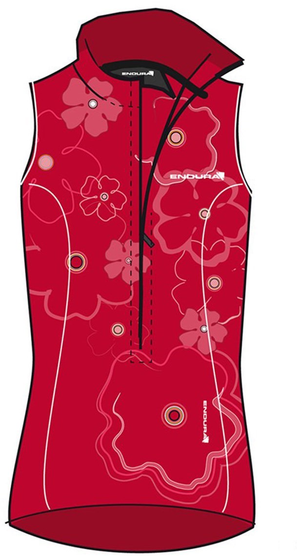 Endura Geranium Womens Sleeveless Cycling Jersey 2013 product image