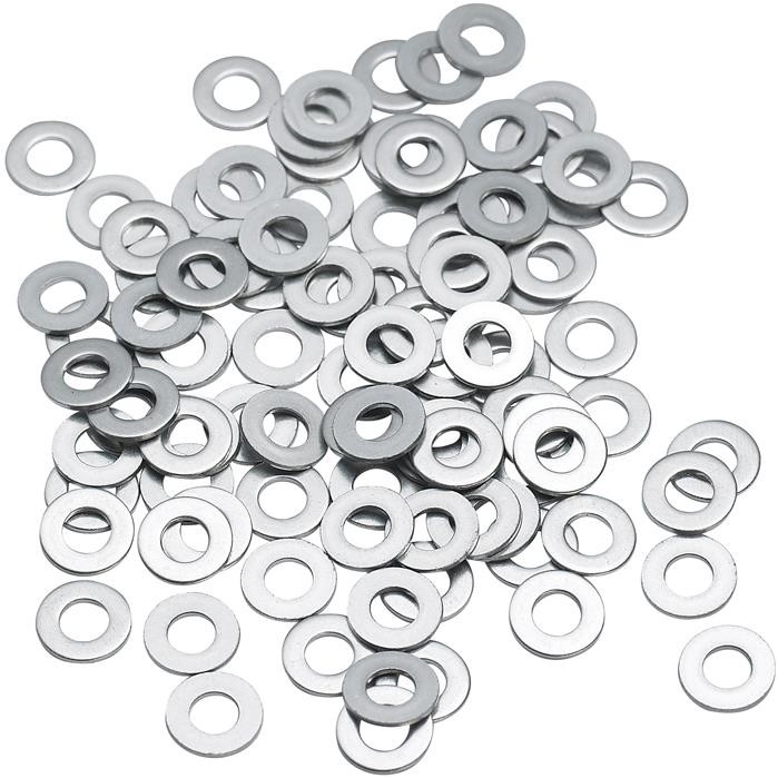 Flat Stainless Steel Washer Pack Of 100 image 0