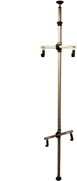Gear Up Platinum Steel Floor-To-Ceiling Rack