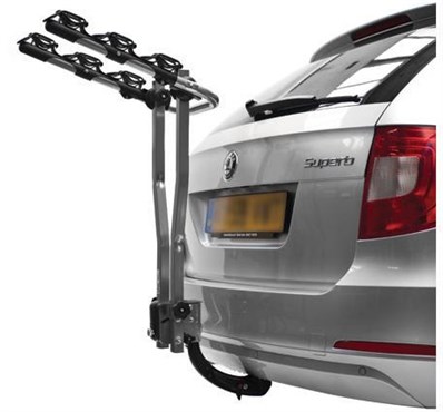 jetblack towball mounted 4 bike car rack