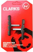 Clarks MTB/Hybrid V-Brake Pads Cantilever Post Type