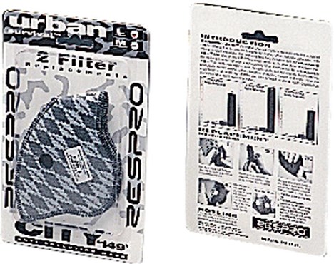 Respro City Anti-Pollution Mask Filter - Pack of 2 Respro City Anti-Pollution Mask Filter - Pack of 2