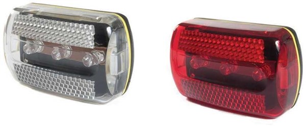 Raleigh 3 LED Front and Rear Light Set