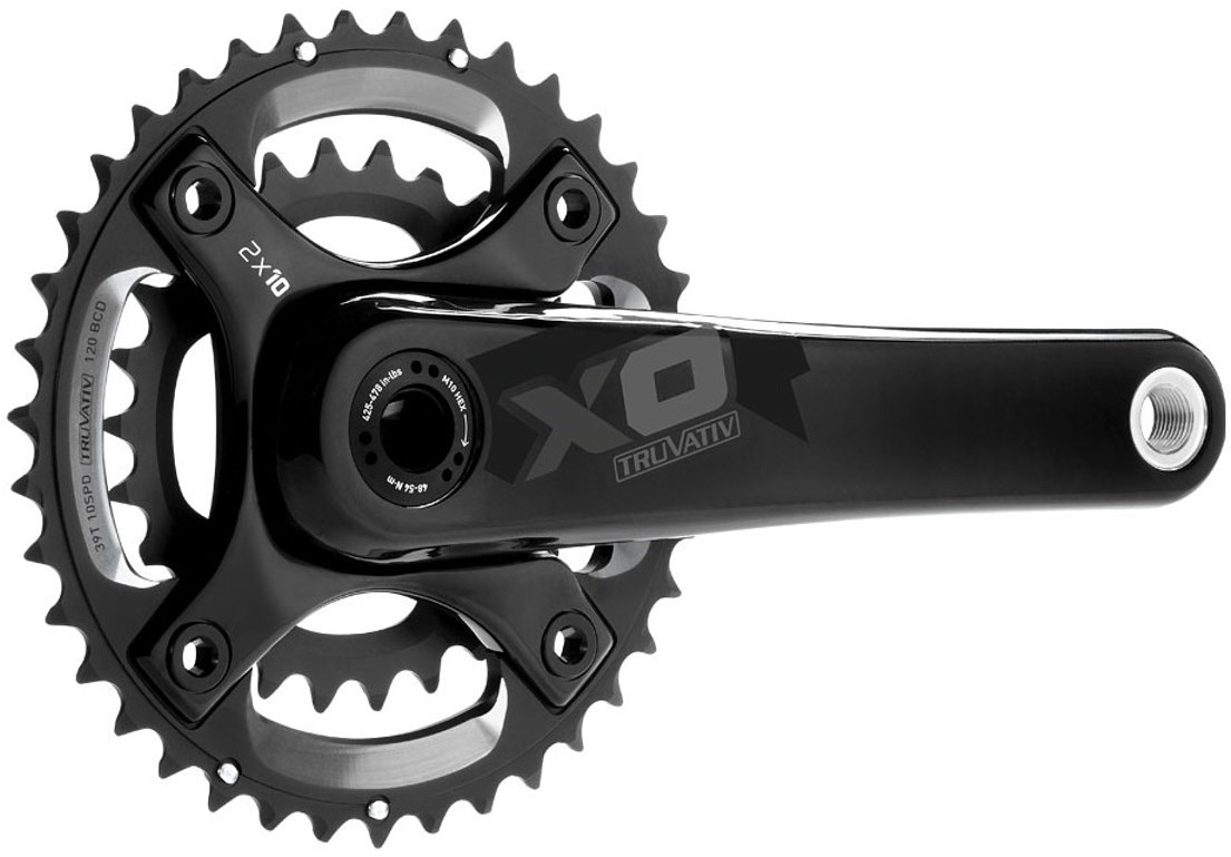 Truvativ X0 10 Speed Chainset BB30 - Bearings NOT Included product image