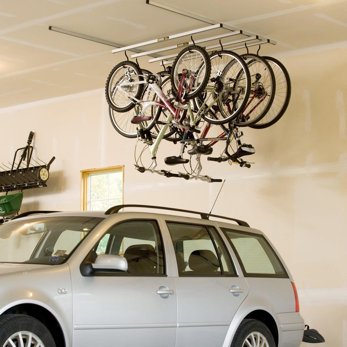 Saris Parking Cycle Glide Ceiling Mount Storage Rack - 4 Bikes product image