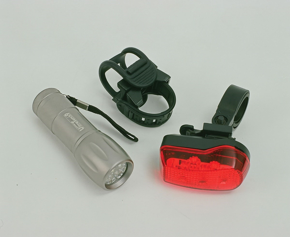 Oxford Ultra Torch 9 LED Front/7 LED Rear Lightset product image