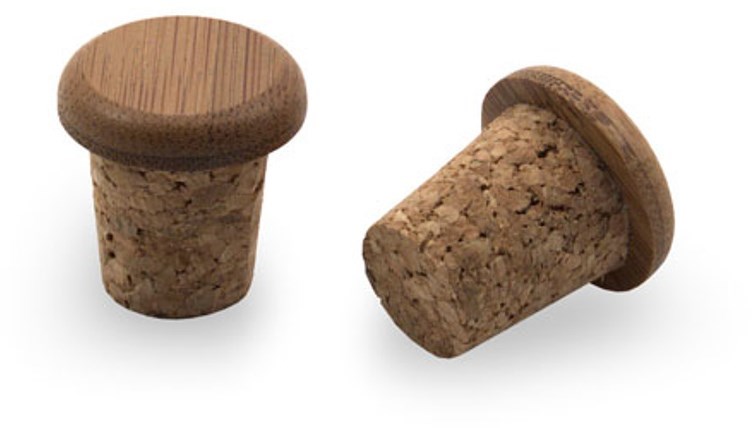 Portland Design Works Bamboo and Cork Bar Plugs product image