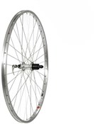 Product image for Tru-Build 26" MTB Rear Wheel Alloy Rim Shimano 7 Speed Cassette Hub QR