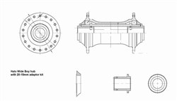 Halo Wide Boy 20-15mm Adaptor Set