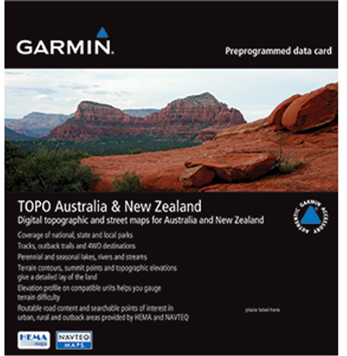 Garmin TOPO - Australia and New Zealand microSD card product image