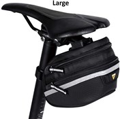 Topeak Wedge Pack II Saddle Bag With QuickClick (F25) w/Seatpost Strap