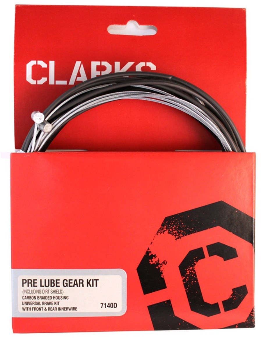 Clarks Pre-Lube Universal Brake Kit w/ Dirt Shield Carbon product image