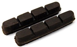 Clarks Elite Road Brake Pads Replacement Insert Pads for Carbon Rims