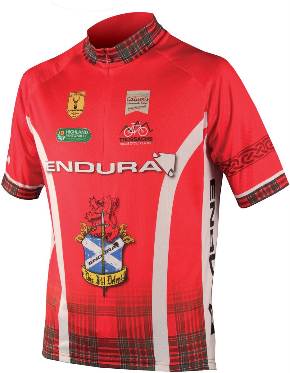 Endura CoolMax Printed Clan Short Sleeve Cycling Jersey SS16 product image