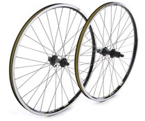 Tru-Build 26" MTB Wheel Shimano Deore Hub Mach 1 MX Black Rim QR 8/9spd