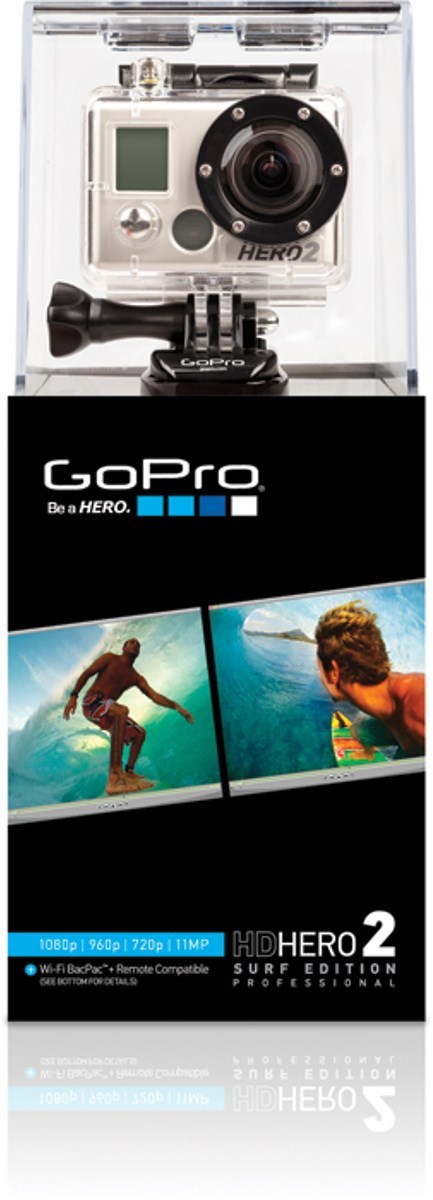 GoPro HD Hero 2 Camera with Surf Mount and Accessories product image