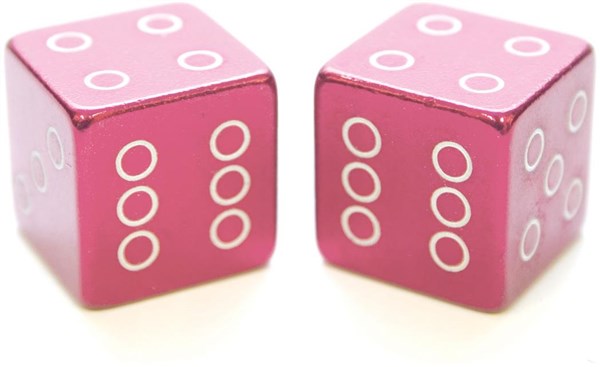 ETC Dice Valve Caps Pair