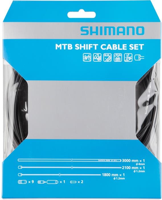 MTB Gear Cable Set With Stainless Steel Inner Wire image 0