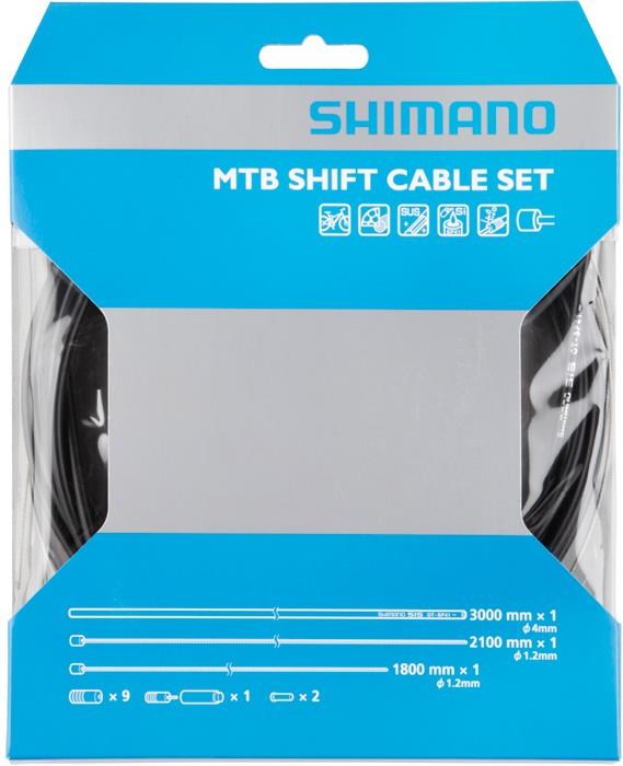 Shimano MTB Gear Cable Set With Stainless Steel Inner Wire product image