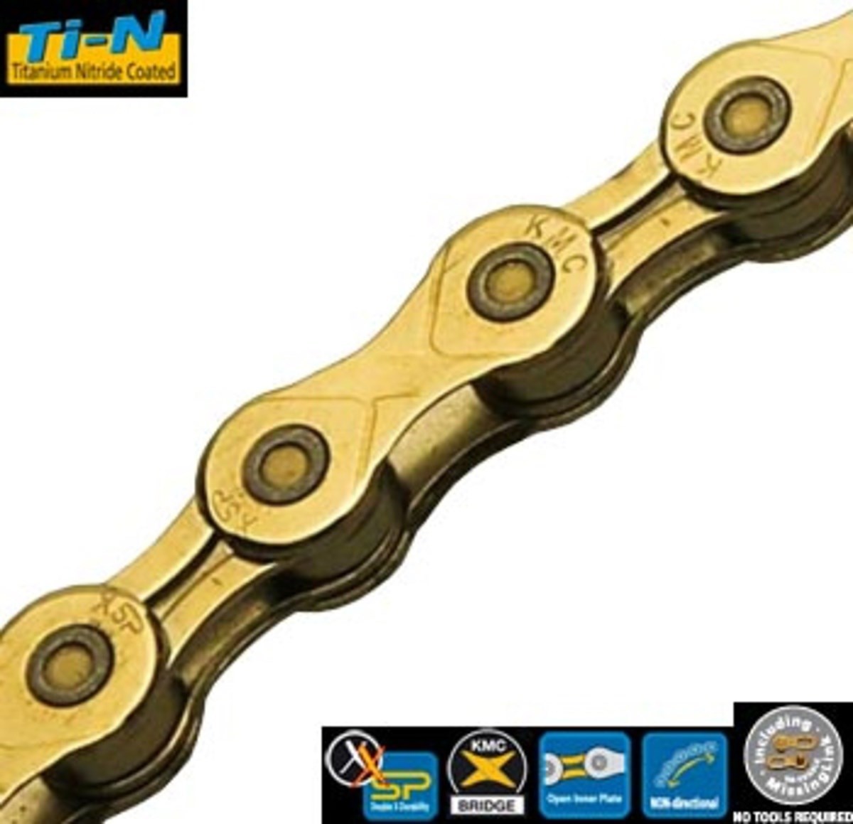 KMC X10-L 10 Speed Gold Chain product image