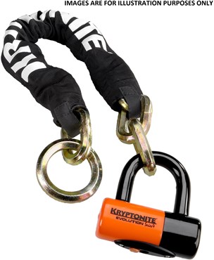 Kryptonite New York Noose 130cm Chain Lock With EV Series 4 Disc Lock - Sold Secure Gold