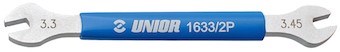 Unior Spoke Wrench 4x4,4 1633/2P