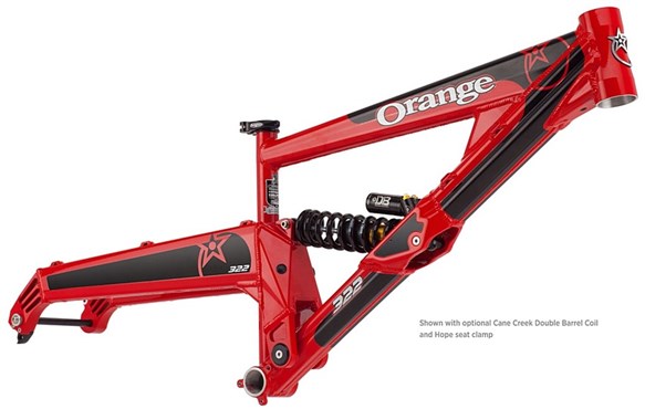 orange mtb frame