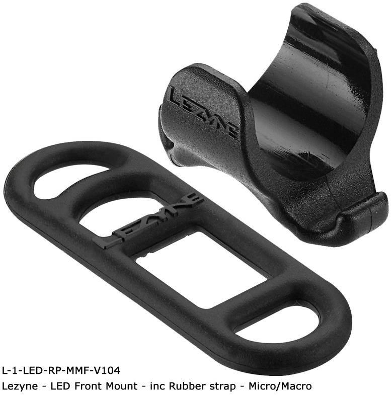 Lezyne LED Front Mount Including Rubber Strap For Micro/Marco product image