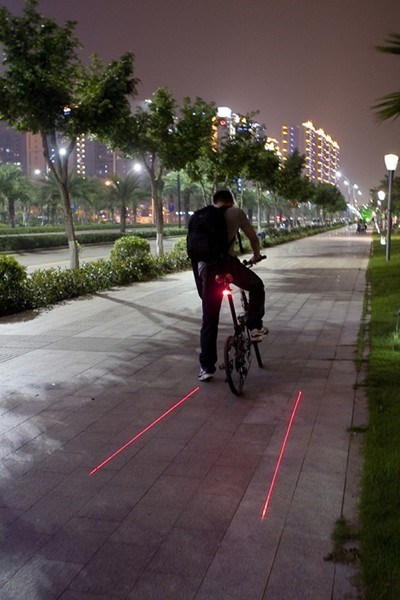 Cyclewiz Laser Tail Light (Batteries Not Included) product image