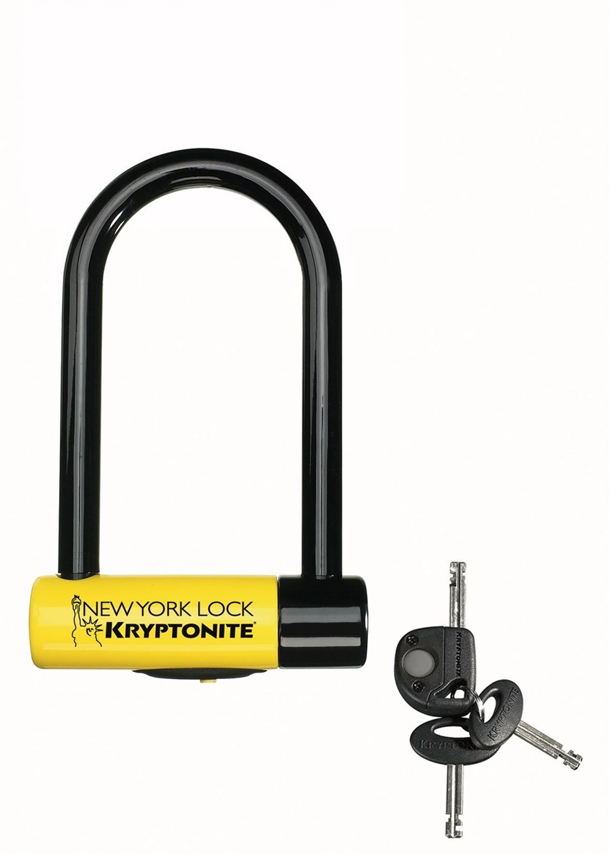 Kryptonite New York Std NYL Lock with FlexFrame Bracket Gold Sold