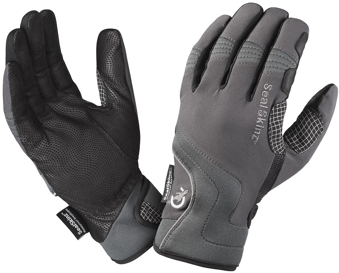 Sealskinz Performance Leather Long Finger Road Cycling Gloves product image