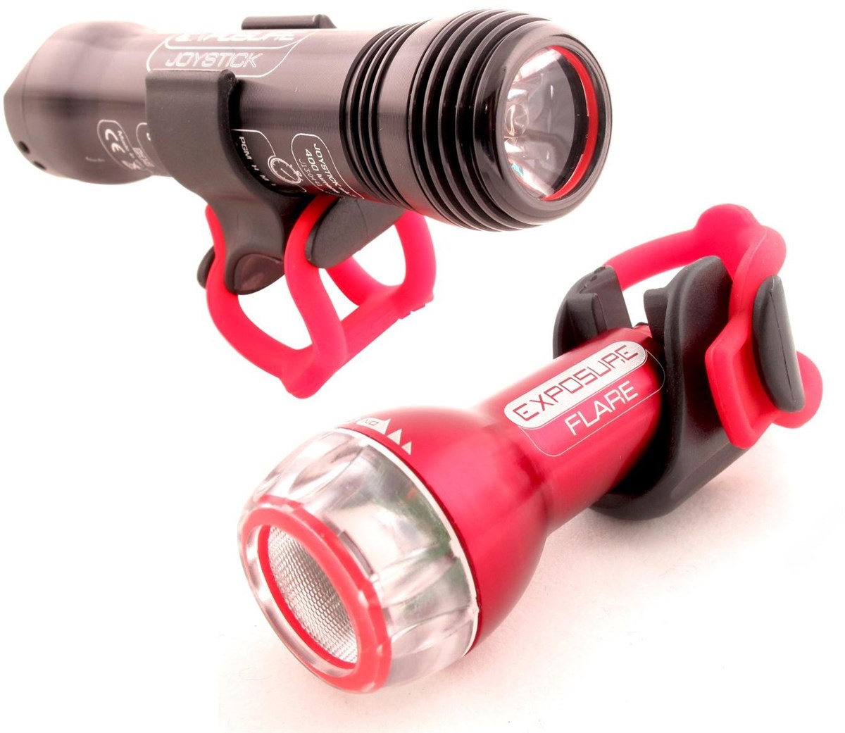Exposure Joystick Mk7 Rechargeable Front and Flare Rear Light Set With Handlebar Mount product image