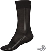 Endura Coolmax Cycling Long Socks - Twinpack