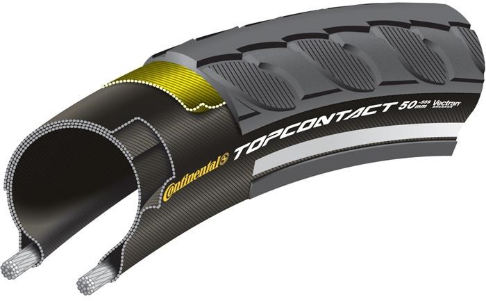 continental hybrid bike tyres