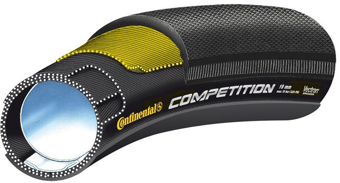 Continental Tubular Competition Vectran Black Chilli Road Tubular Tyre product image
