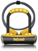 OnGuard Pitbull Mini DT Shackle Lock with Cable