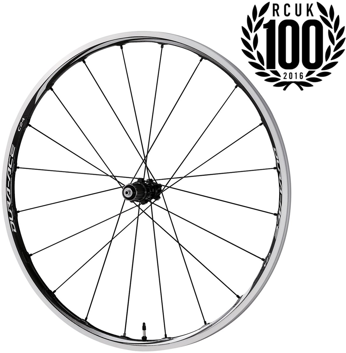 Shimano WH-9000 Dura-Ace C24-TL Tubeless Compatible Clincher 24mm 11-Speed Rear Road Wheel product image