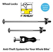 Pinhead Twin Pack - Locking Wheel Skewers - QR