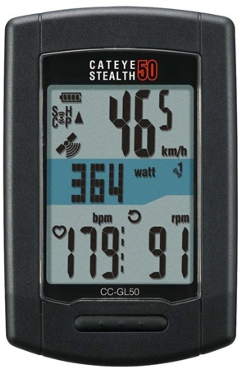 Cateye Stealth 50 GPS Computer Bundle product image