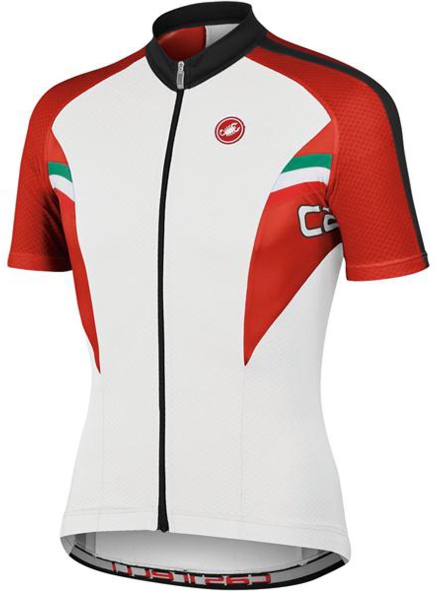 Castelli Prima Short Sleeve Full Zip Cycling Jersey product image