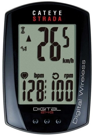 Cateye Strada Digital 2.4ghz Wireless Speed/HR Cycling Computer product image