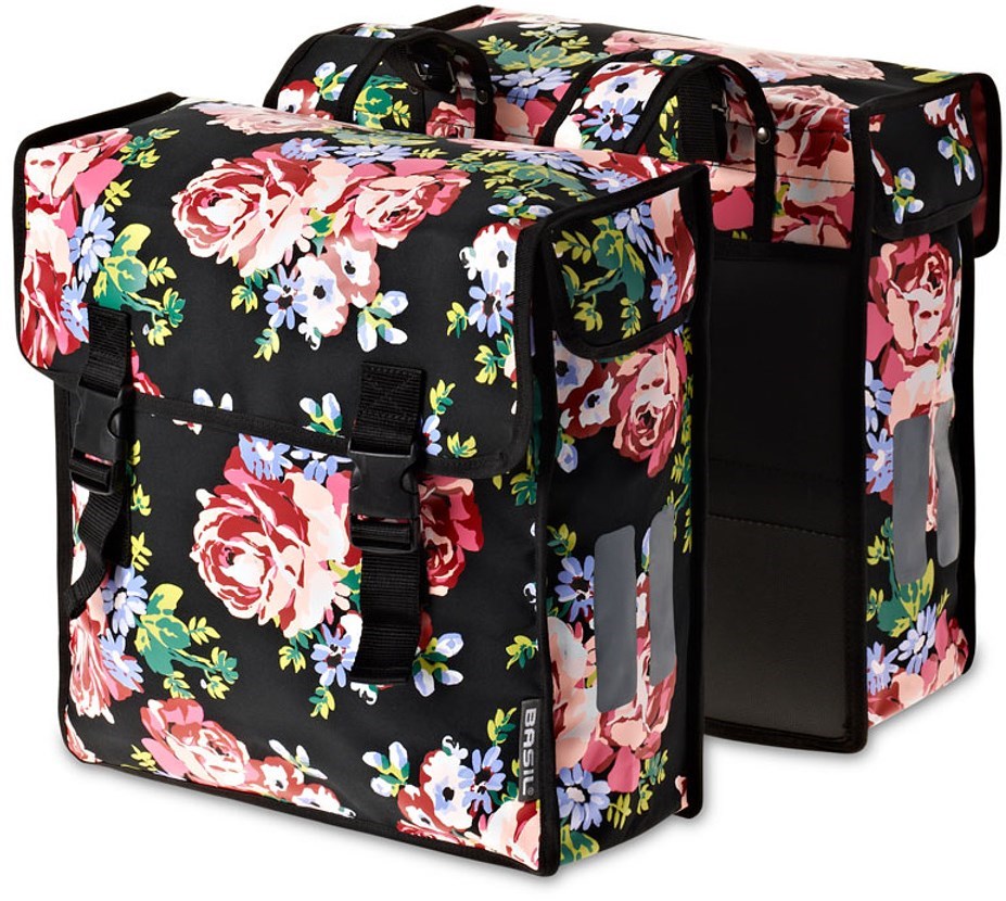 Basil Blossom Roses Double Pannier Bag product image