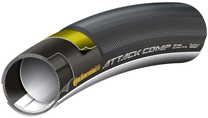 Continental Grand Prix Attack Comp Front Tubular 700c Road Tyre product image