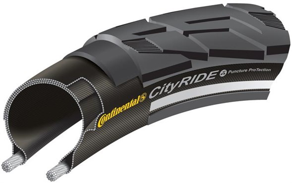 continental hybrid bike tyres