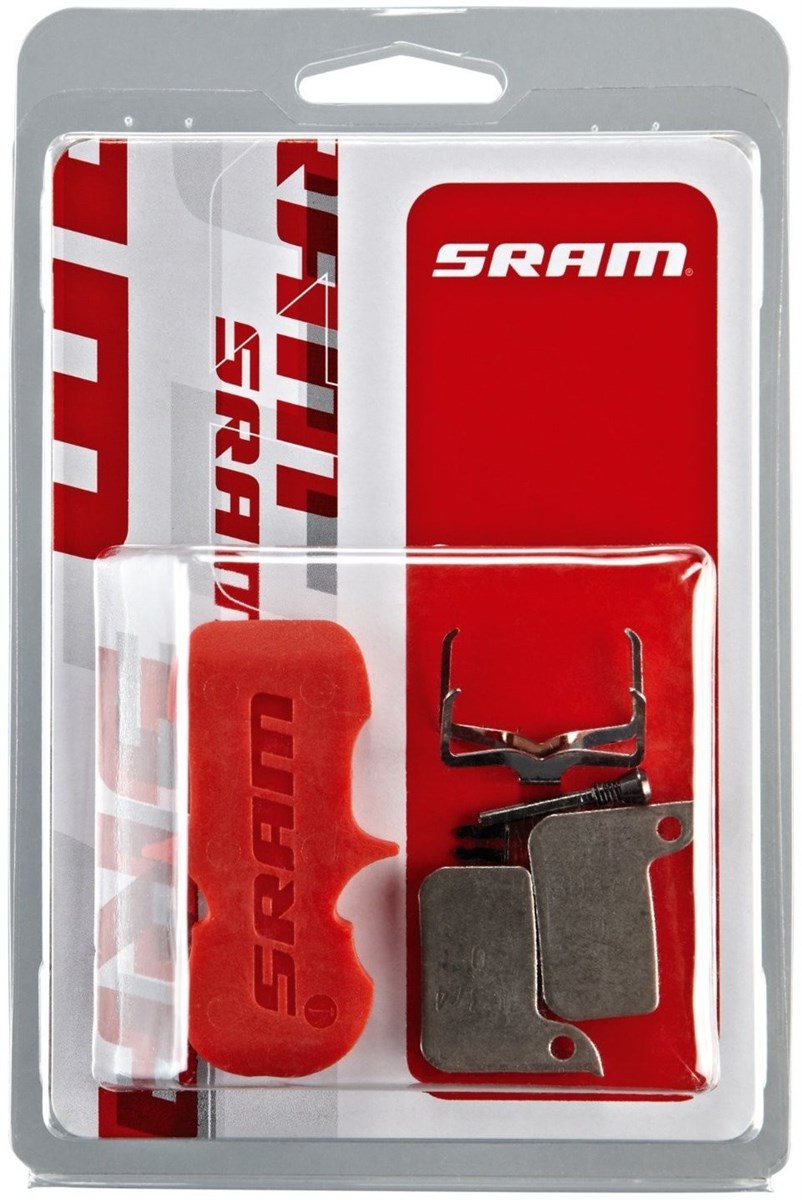 SRAM Disc Brake Pads Organic/Stainless Includes Bleed Block product image