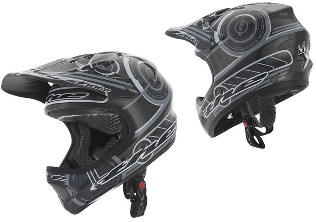 THE Industries T2 Full Face Carbon Frequency Youth Helmet product image