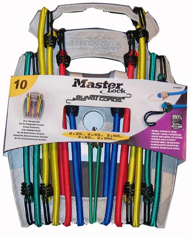 Master Lock 10 Piece Bungee Organiser With Reverse Hooks product image