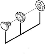Shimano CJS700 - Inner Cable Fixing Bolt Unit