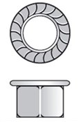 Raleigh 14mm Wheel Axle Nut